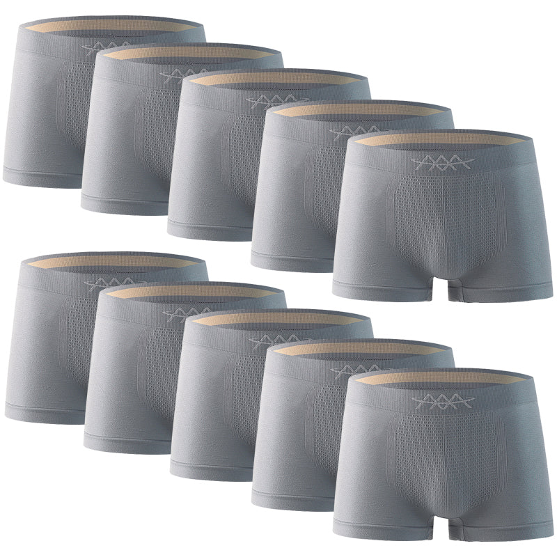 10 Pack Breathable Men's Boxer Briefs | dmunderwear detail image 13