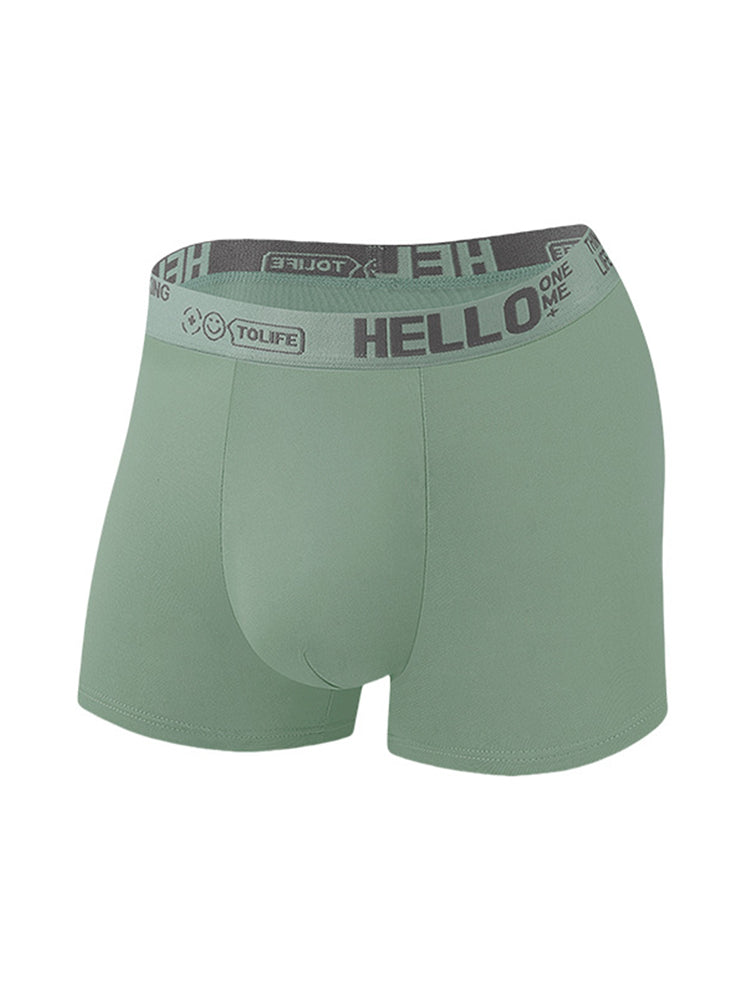 10 Pack Men's Comfy Waistband Lightweight & Airy Quick-Dry Mid-Rise Trunks | dmunderwear detail image 11