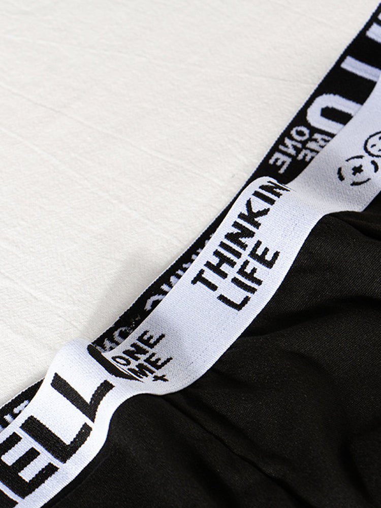 10 Pack Men's Comfy Waistband Lightweight & Airy Quick-Dry Mid-Rise Trunks | dmunderwear detail image 5