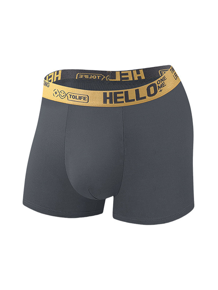 10 Pack Men's Comfy Waistband Lightweight & Airy Quick-Dry Mid-Rise Trunks | dmunderwear detail image 7