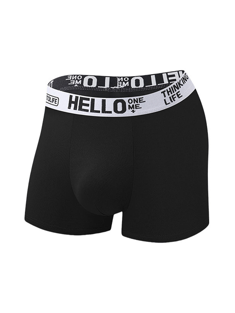 10 Pack Men's Comfy Waistband Lightweight & Airy Quick-Dry Mid-Rise Trunks | dmunderwear detail image 8