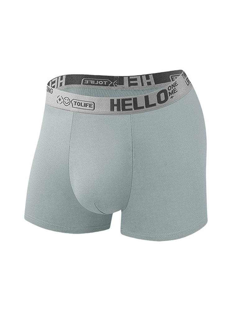 10 Pack Men's Comfy Waistband Lightweight & Airy Quick-Dry Mid-Rise Trunks | dmunderwear detail image 9