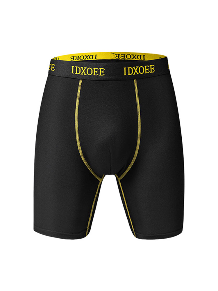 10 Pack Men's Mid-Rise High-Stretch Full Coverage Sporty Cut Anti-Chafing Midway Briefs | dmunderwear detail image 3