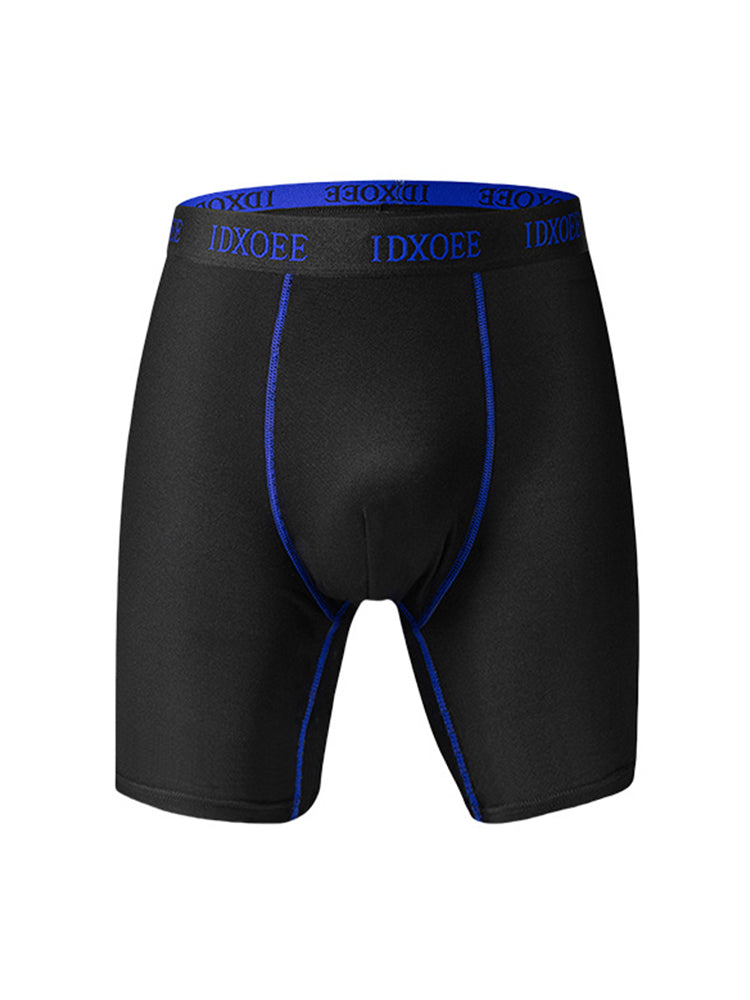 10 Pack Men's Mid-Rise High-Stretch Full Coverage Sporty Cut Anti-Chafing Midway Briefs | dmunderwear detail image 6