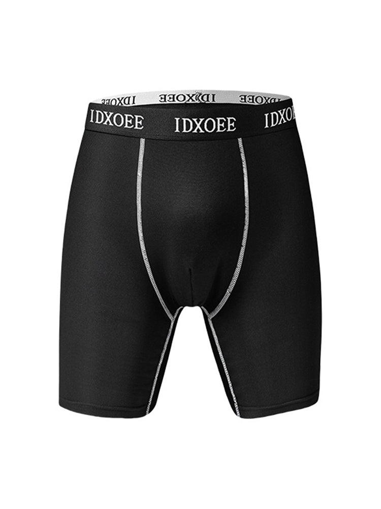 10 Pack Men's Mid-Rise High-Stretch Full Coverage Sporty Cut Anti-Chafing Midway Briefs | dmunderwear detail image 7