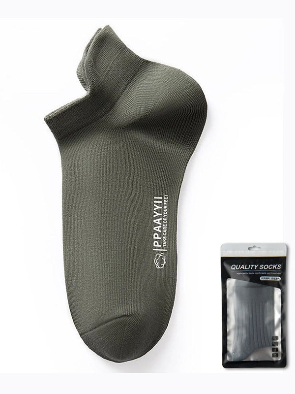 10 Pack Men's Performance Cotton Ankle Socks | dmunderwear detail image 9