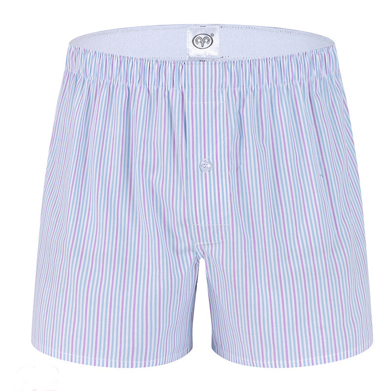 100% Cotton Men's Loungewear Loose Shorts | dmunderwear detail image 13