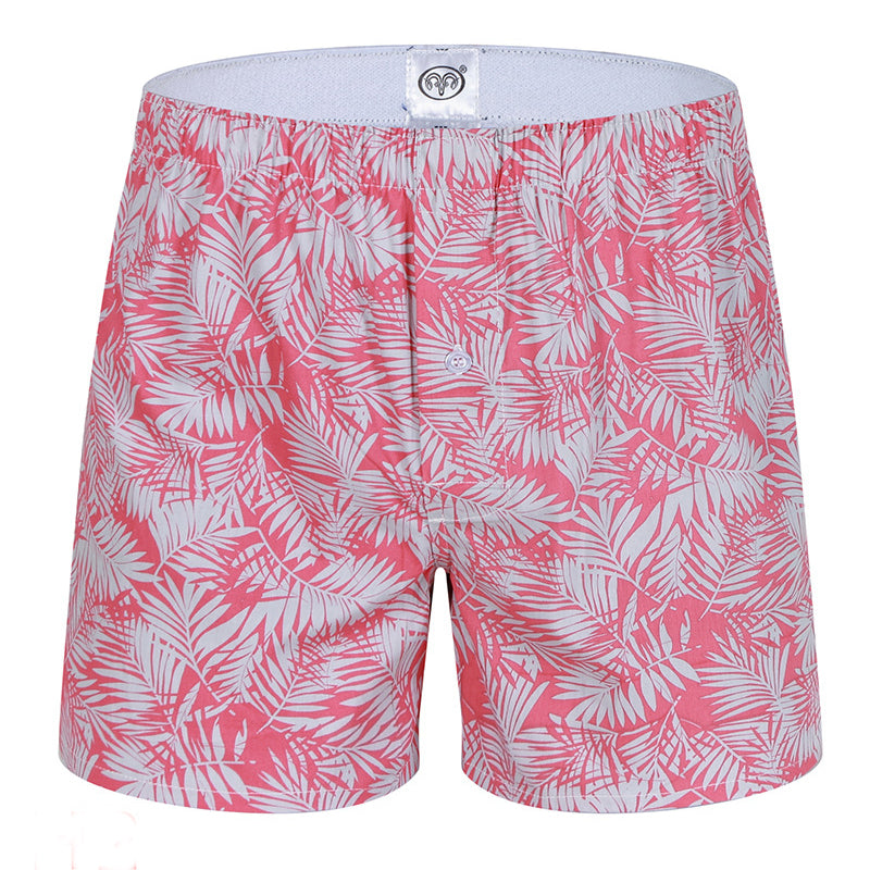 100% Cotton Men's Loungewear Loose Shorts | dmunderwear detail image 15