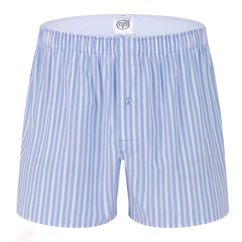 100% Cotton Men's Loungewear Loose Shorts | dmunderwear detail image 2