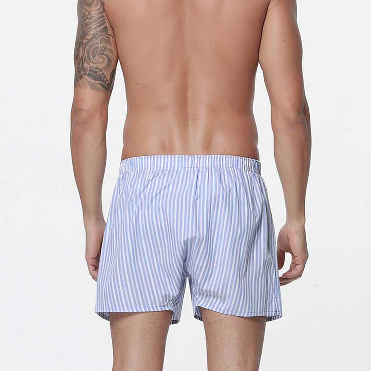 100% Cotton Men's Loungewear Loose Shorts | dmunderwear detail image 6