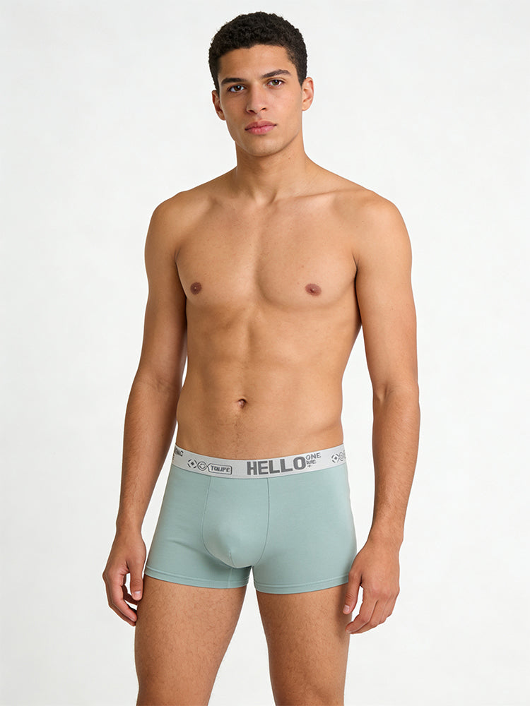 15 Pack Men's Breathable 4-Way Stretch Solid Color Tagless & Seamless Trunks | dmunderwear