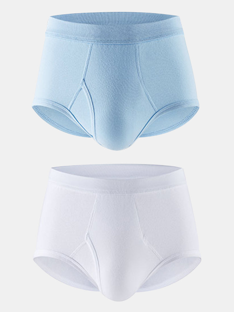 2 Pack 100% Soft Cotton High Waisted Underwear | dmunderwear detail image 2