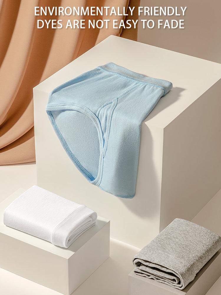 2 Pack 100% Soft Cotton High Waisted Underwear | dmunderwear detail image 3