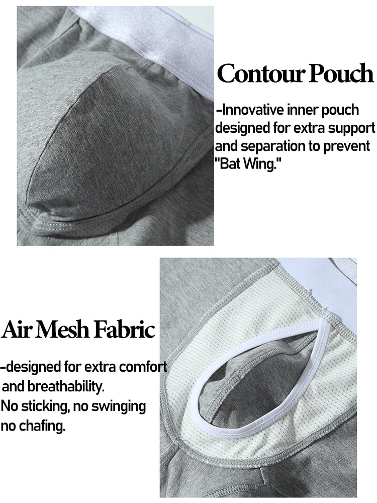 2 Pack Men's Large Pouch Casual Underwear | dmunderwear detail image 11