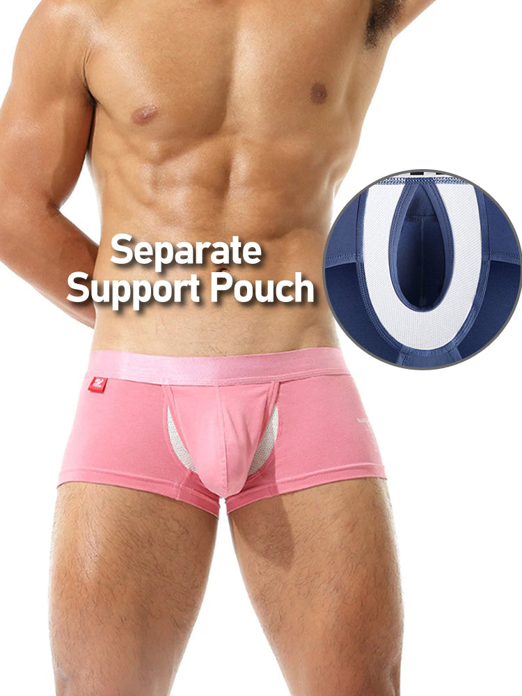 2 Pack Men's Large Pouch Casual Underwear | dmunderwear detail image 5