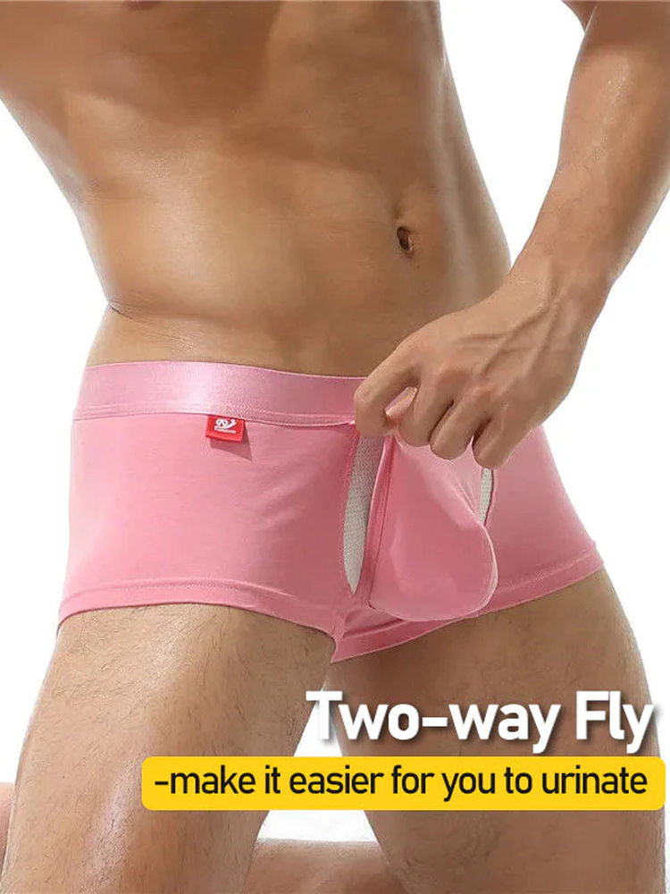 2 Pack Men's Large Pouch Casual Underwear | dmunderwear detail image 6