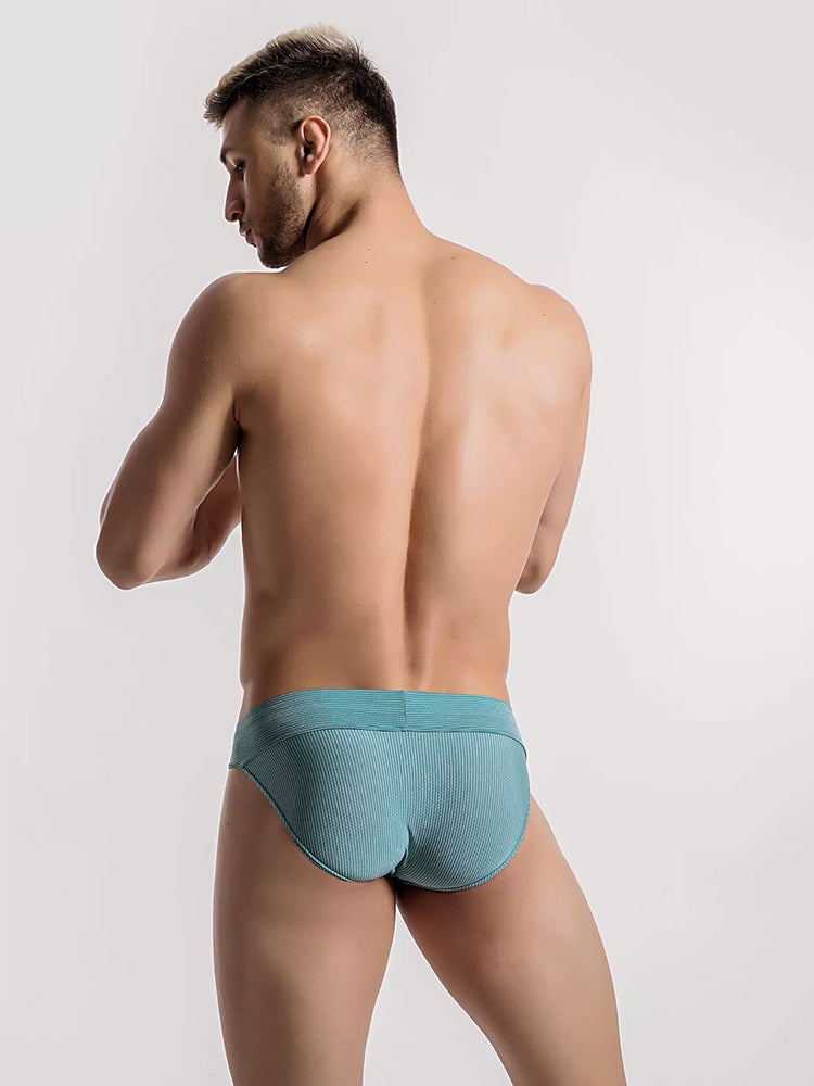 2 Pack Ball Support Pouch Ribbed Men's Bikini Underwear | dmunderwear detail image 4