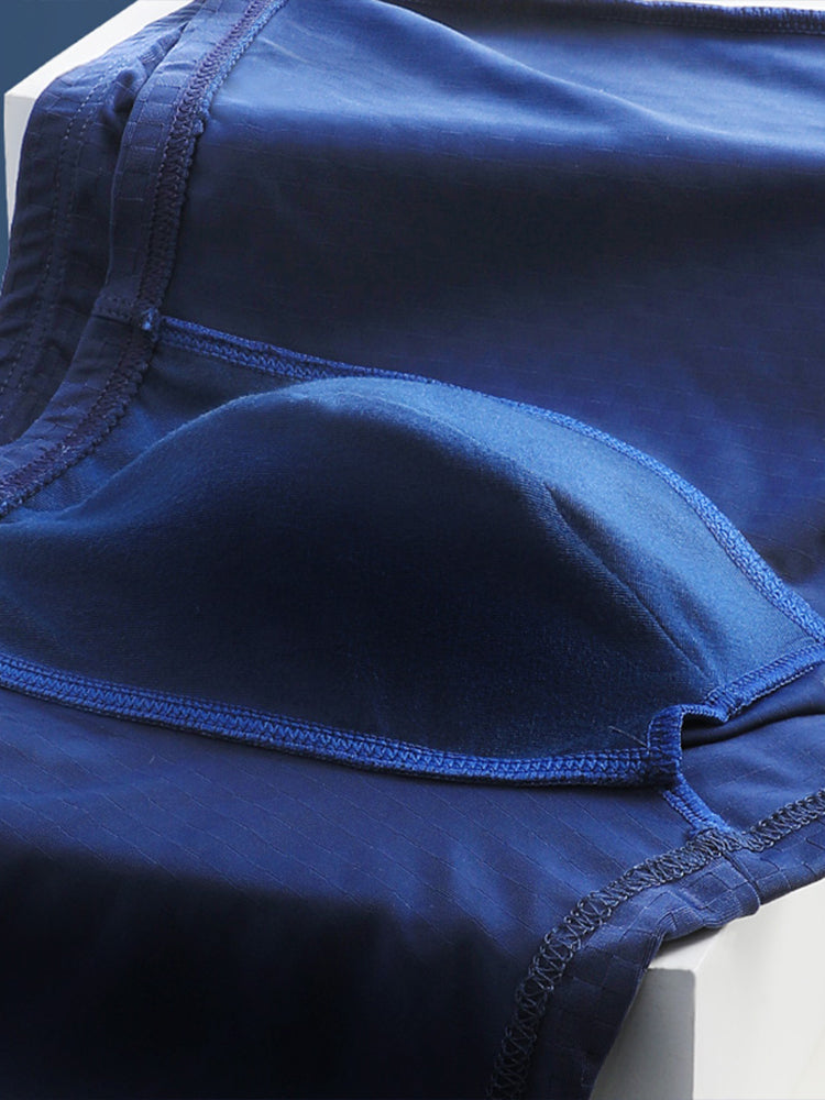 2 Pack Breathable Grid Ice Silk Men's Underwear | dmunderwear detail image 15