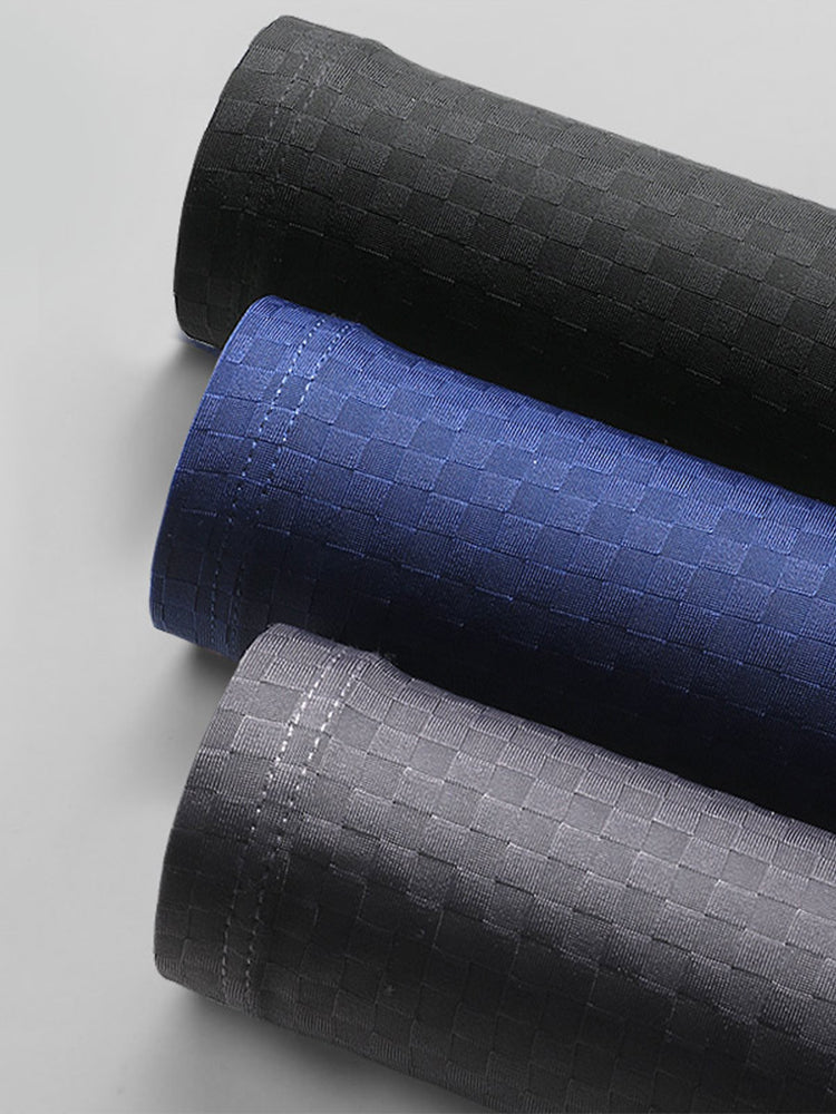 2 Pack Breathable Grid Ice Silk Men's Underwear | dmunderwear detail image 17