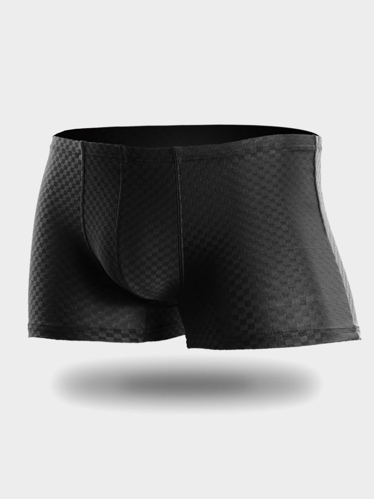 2 Pack Breathable Grid Ice Silk Men's Underwear | dmunderwear detail image 18