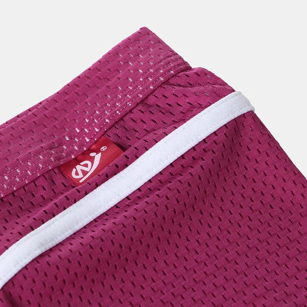2 Pack Breathable Mesh Lightweight Summer Men's Boxer Briefs | dmunderwear detail image 13