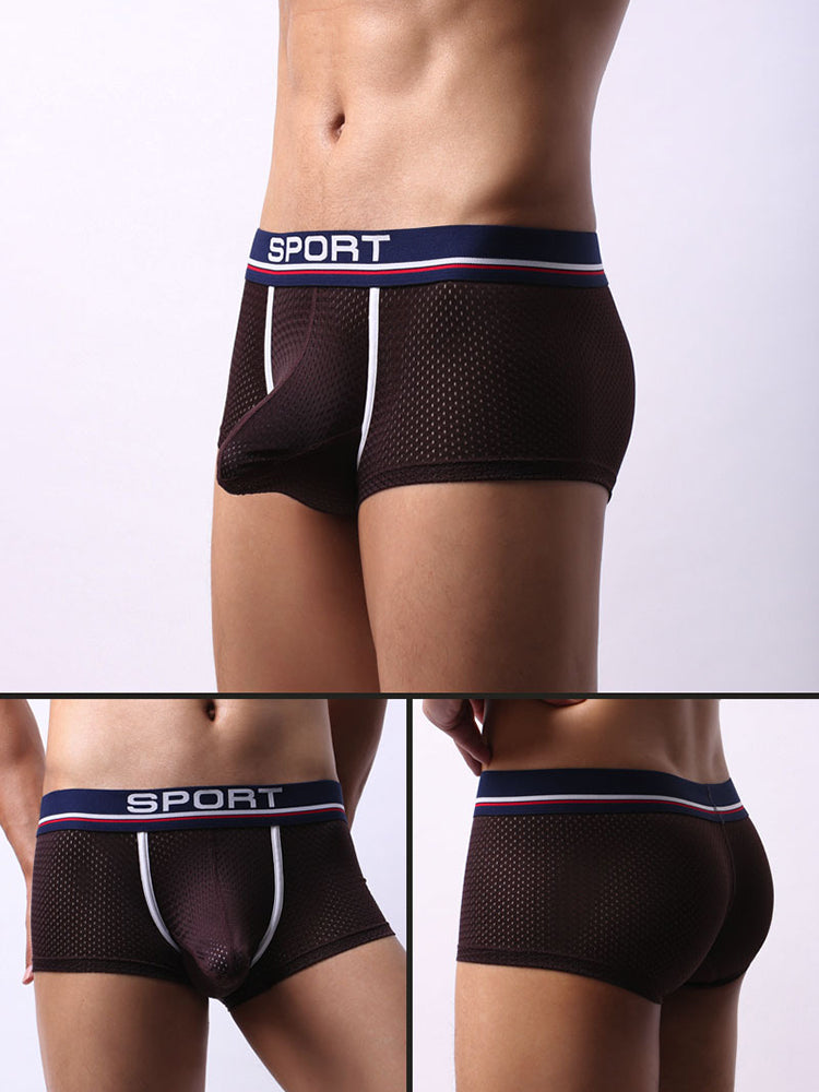 2 Pack Breathable Separate Pouch Boxer Briefs | dmunderwear detail image 10