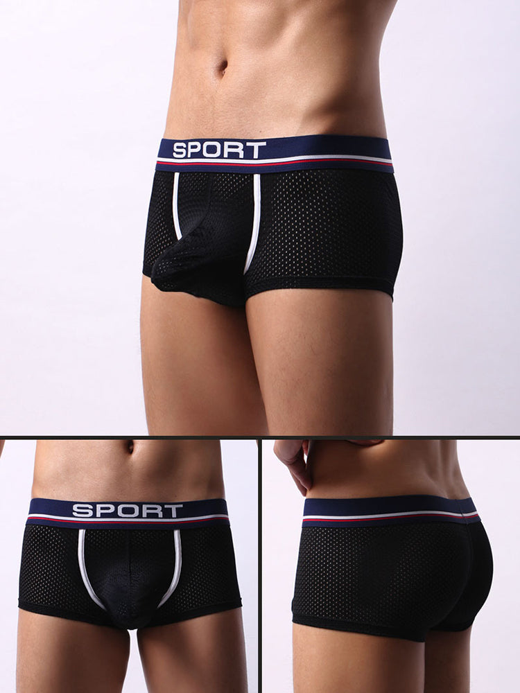 2 Pack Breathable Separate Pouch Boxer Briefs | dmunderwear detail image 11