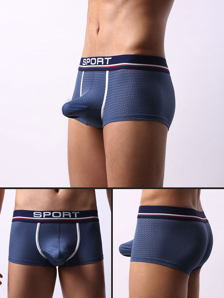 2 Pack Breathable Separate Pouch Boxer Briefs | dmunderwear detail image 7