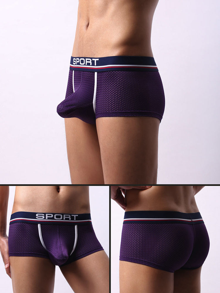 2 Pack Breathable Separate Pouch Boxer Briefs | dmunderwear detail image 8
