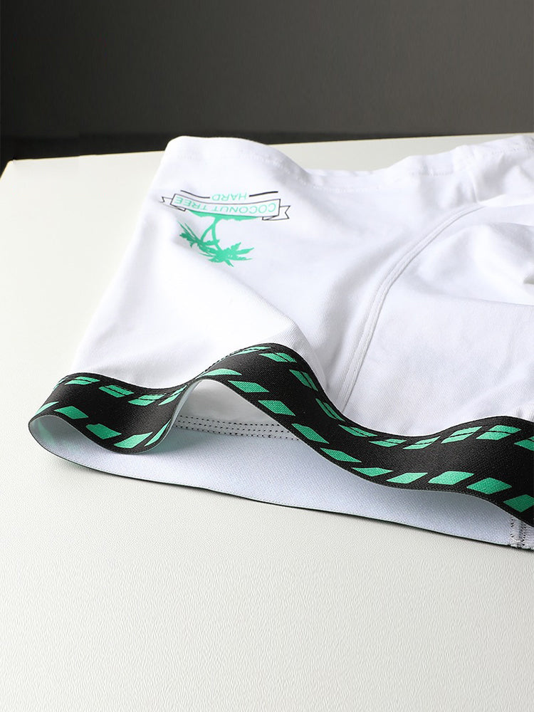 2 Pack Coconut Tree Printed Men's Underwear | dmunderwear detail image 12