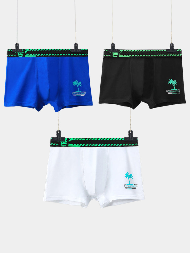 2 Pack Coconut Tree Printed Men's Underwear | dmunderwear detail image 15