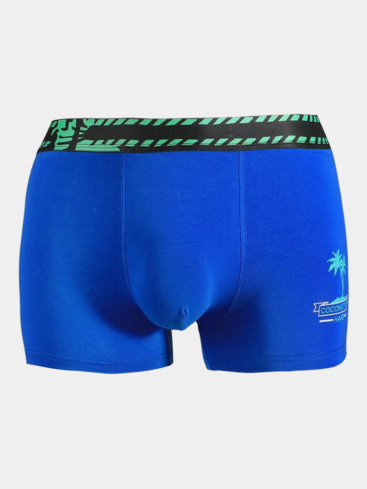 2 Pack Coconut Tree Printed Men's Underwear | dmunderwear detail image 18