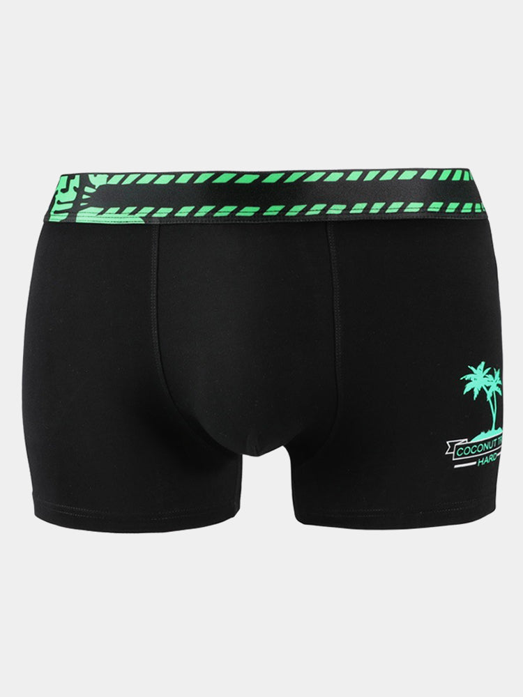 2 Pack Coconut Tree Printed Men's Underwear | dmunderwear detail image 19