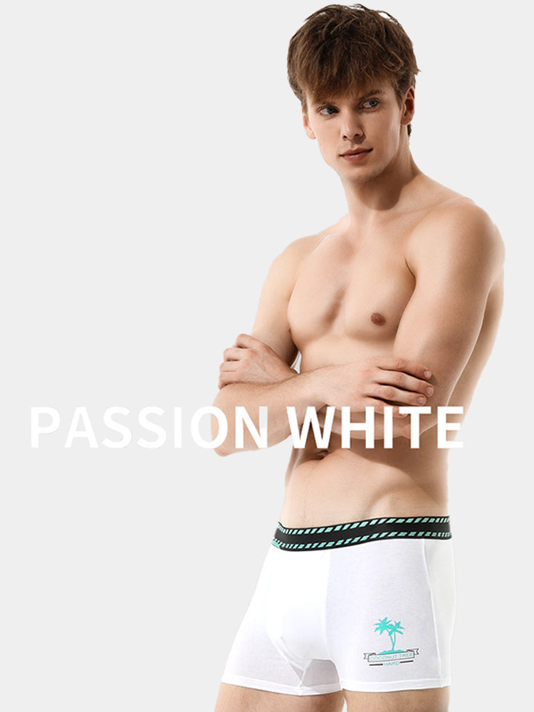 2 Pack Coconut Tree Printed Men's Underwear | dmunderwear detail image 4