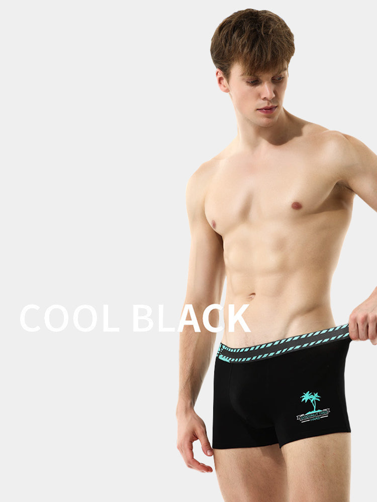 2 Pack Coconut Tree Printed Men's Underwear | dmunderwear detail image 6