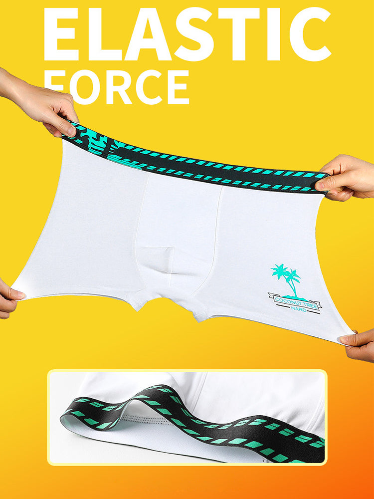 2 Pack Coconut Tree Printed Men's Underwear | dmunderwear detail image 8