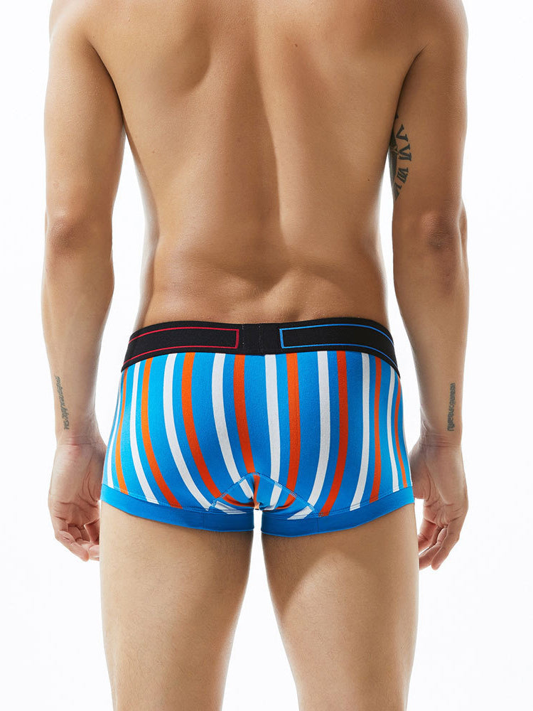 2 Pack Colorful Striped U Convex Pouch Underwear | dmunderwear detail image 5