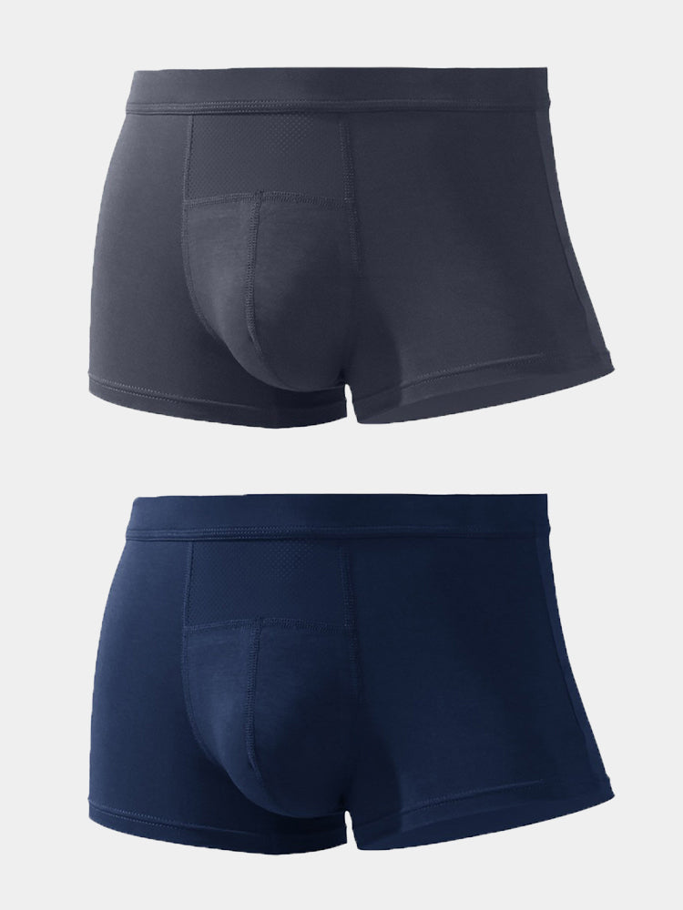 2 Pack Comfort Cool Men's Boxer Shorts | dmunderwear detail image 14