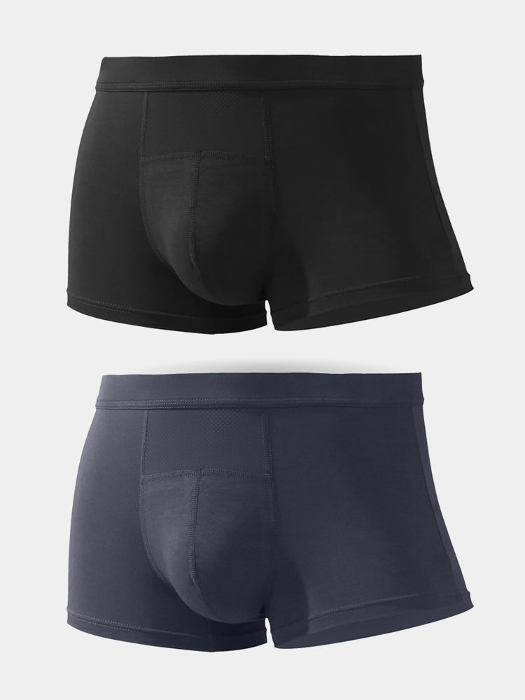 2 Pack Comfort Cool Men's Boxer Shorts | dmunderwear detail image 2