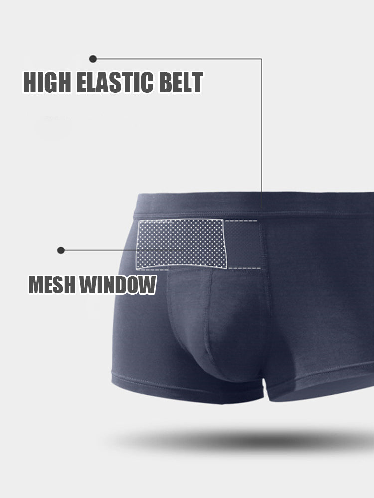 2 Pack Comfort Cool Men's Boxer Shorts | dmunderwear detail image 6