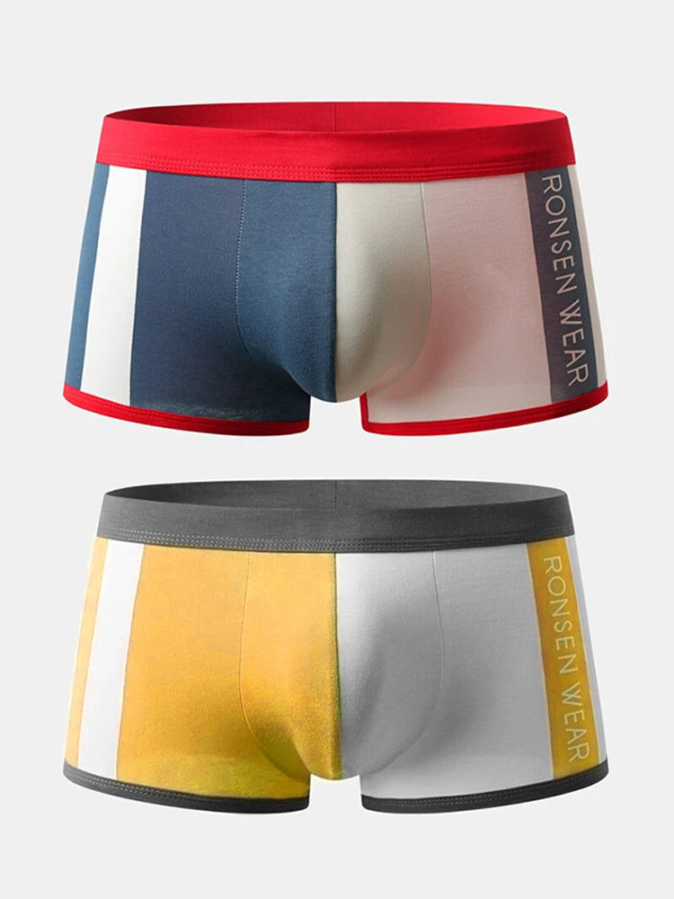 2 Pack Contrast Color Sports Style Men's Underwear | dmunderwear detail image 2