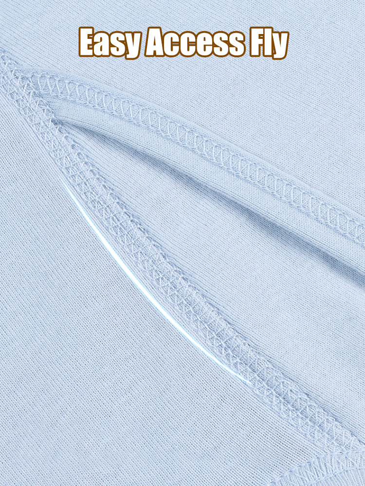 2 Pack Cool Cotton Underwear With Fly | dmunderwear detail image 10