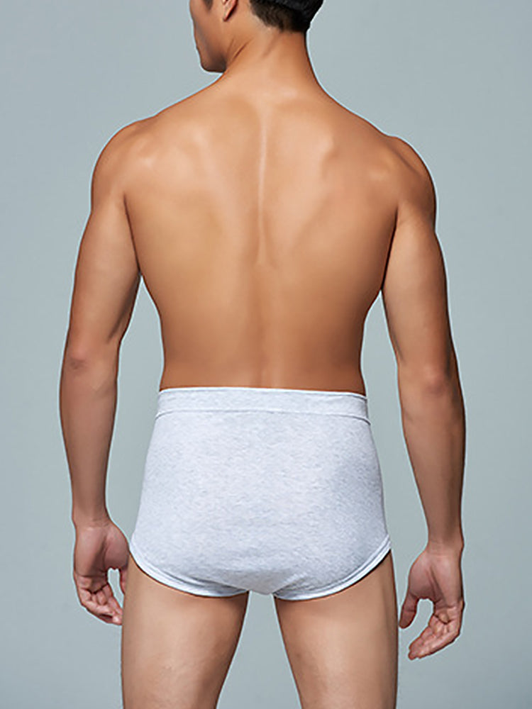2 Pack Cool Cotton Underwear With Fly | dmunderwear detail image 15