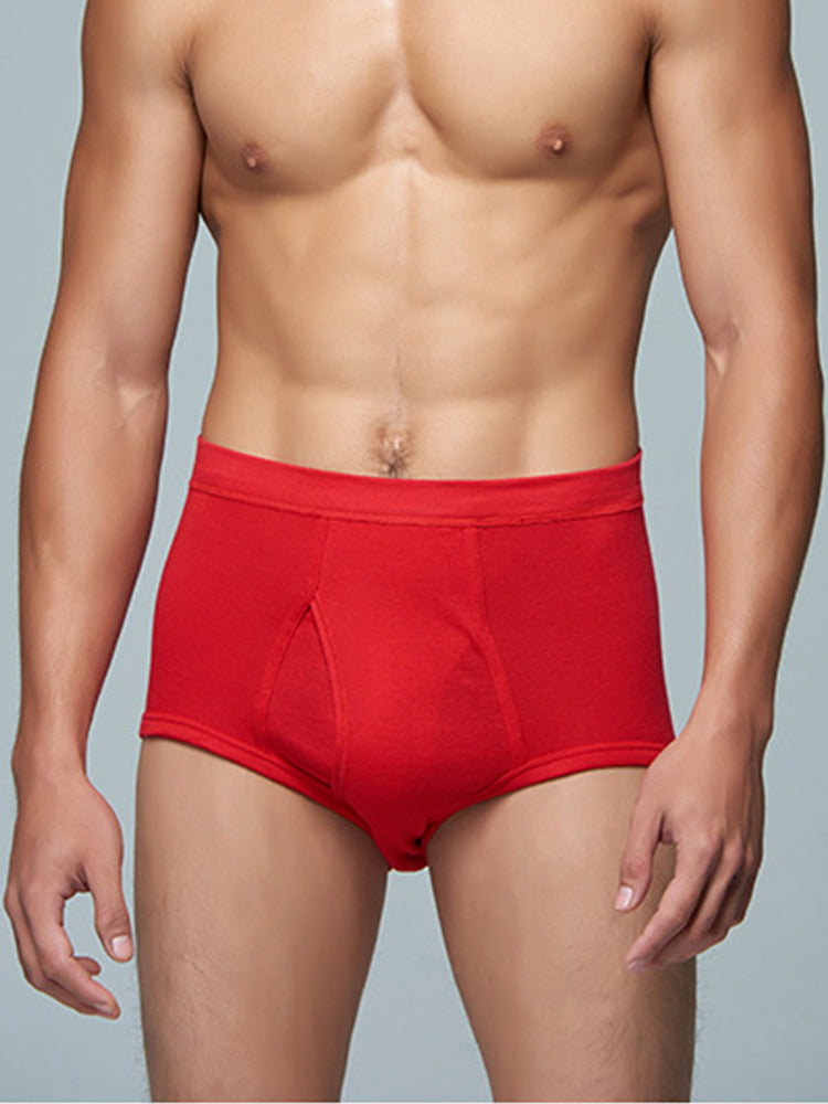 2 Pack Cool Cotton Underwear With Fly | dmunderwear detail image 18