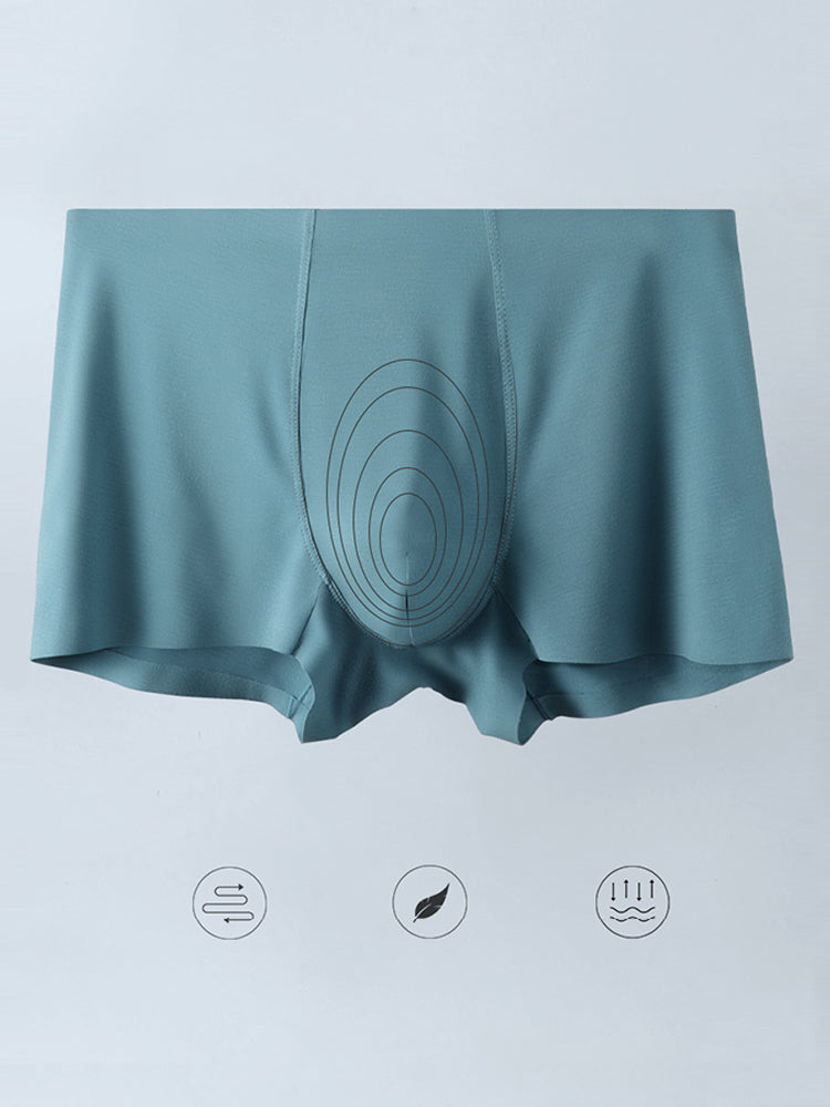 2 Pack Cooling Seamless Ball Support Pouch Trunks | dmunderwear detail image 17