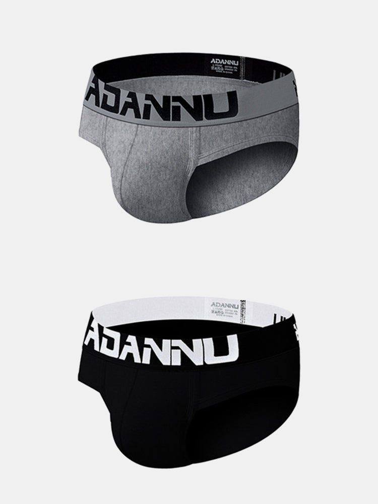 2 Pack Cotton 3D Large Pouch Men's Underwear | dmunderwear detail image 14