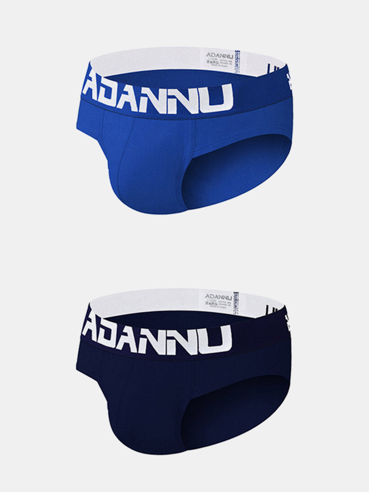 2 Pack Cotton 3D Large Pouch Men's Underwear | dmunderwear detail image 2