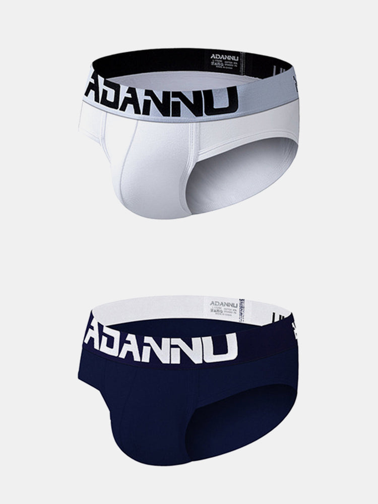 2 Pack Cotton 3D Large Pouch Men's Underwear | dmunderwear detail image 20