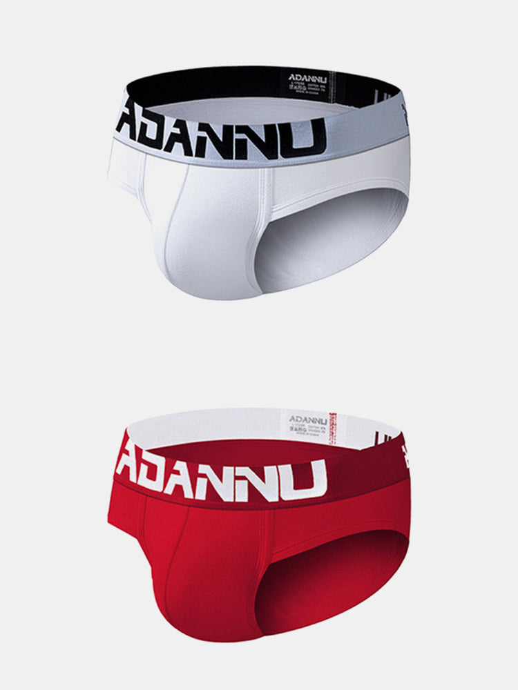 2 Pack Cotton 3D Large Pouch Men's Underwear | dmunderwear detail image 8