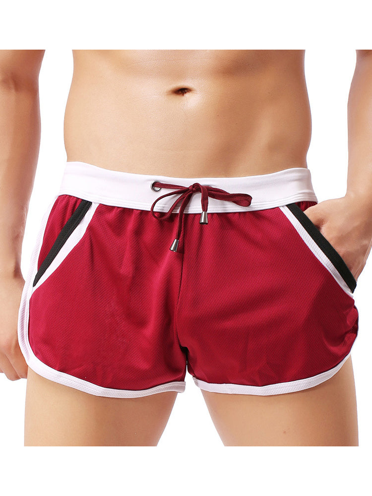 2 Pack Drawstring Leisure Men's Loose Boxer Shorts | dmunderwear detail image 12